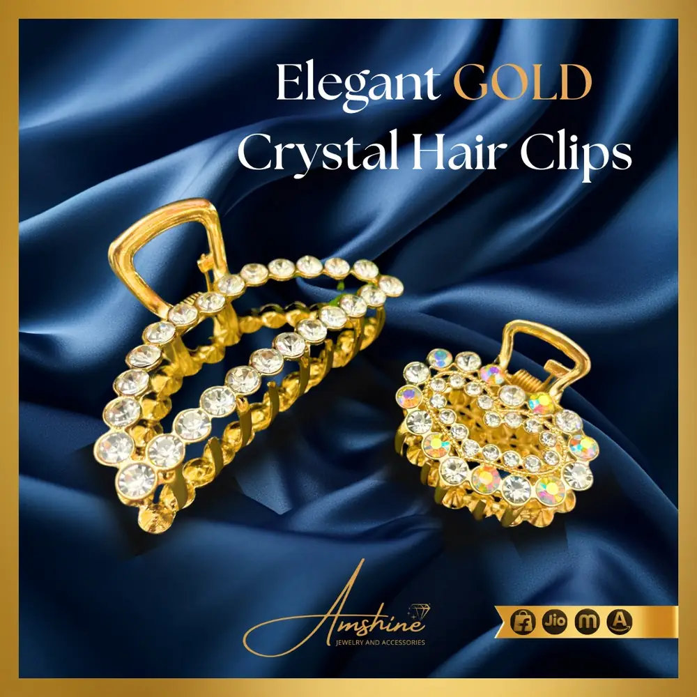 Gold Hair Clips